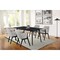 Armen Living Westmont and Renzo Gray and Black 5 Piece Dining Set SETWEDI5REBLGR - alternate 9
